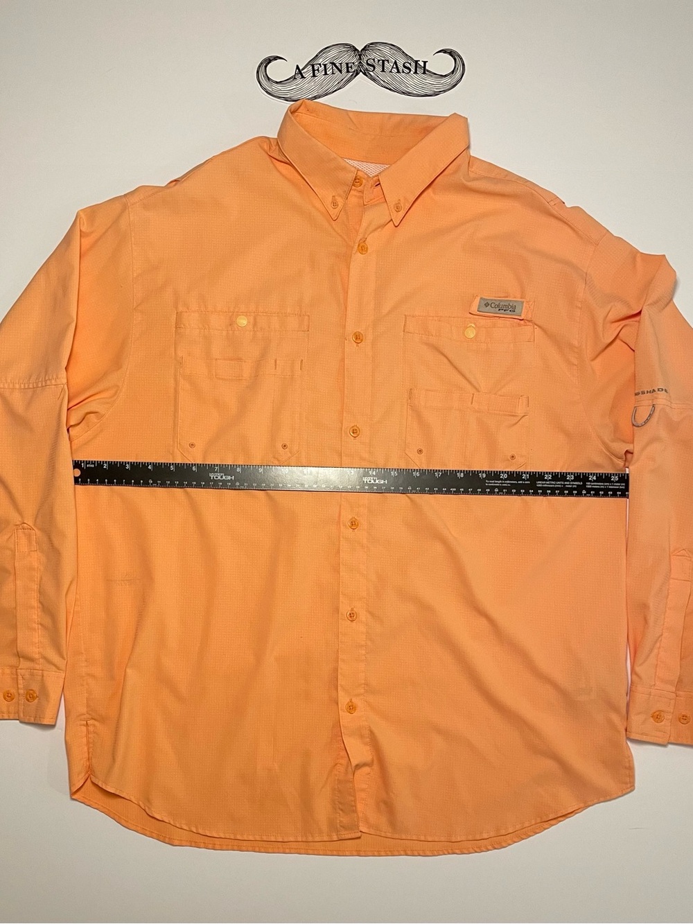 Columbia Men's Long Sleeve Tamiami II Shirt Orange XXL